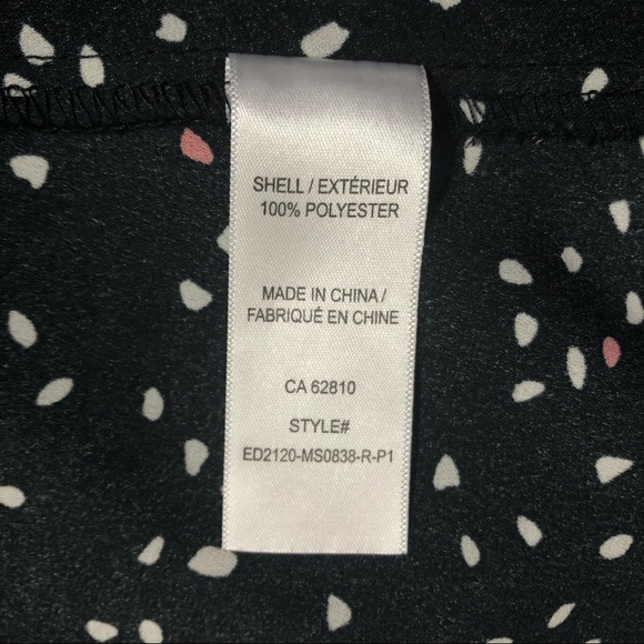 Tab Sleeve Henley Blouse - Picture 6 of 7